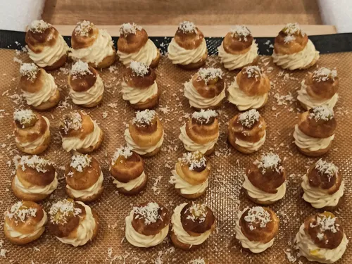 Mini choux à  la crème