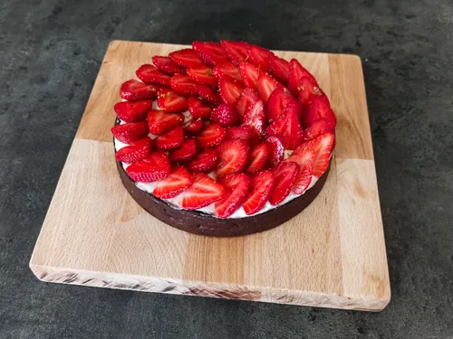 Tarte fraise mascarpone