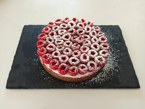 Tarte framboise Lignac